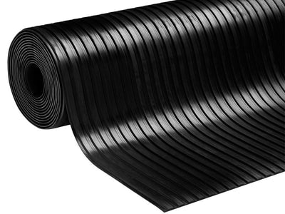 Enhance Entryways with Broad Ribbed Rubber Entrance Matting Roll - Image 1 - Rubber Matting Direct UK