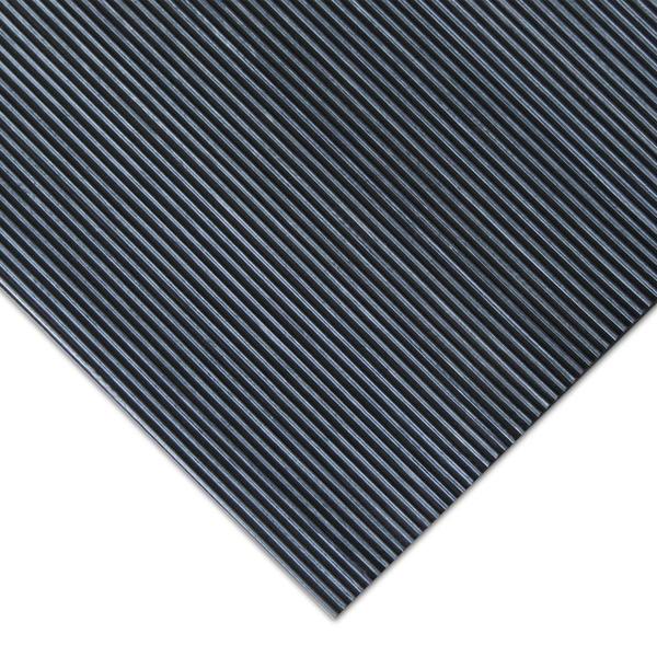 industrial mat texture close-up - Fine Rib Black Rubber Matting UK