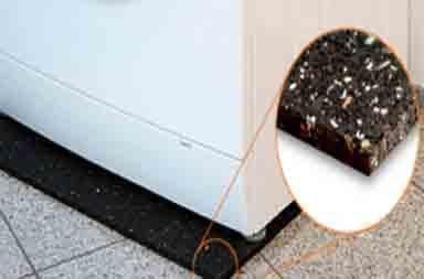 soundproofing texture close-up - Anti-Vibration Rubber Mat Acoustic Soundproofing UK