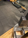 Premium Black Rubber Interlocking Gym Mats – Heavy-Duty, Non-Slip, Shock-Absorbing Flooring for Home & Commercial Gyms