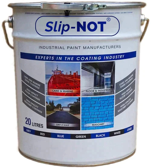 Non-Slip Heavy Duty Floor Paint Ideal for Car, Forklift Truck, and Racking Facto - heavy duty UK - product hero shot showing full dimensions
