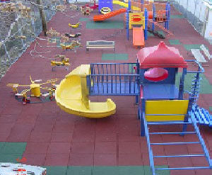 Playground Safety Tiles for Outdoor Play Areas