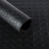 Studded Dot Penny Pattern Non-Slip Rubber Flooring Rolls Heavy-Duty for Secure Surfaces