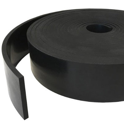 Self-Adhesive Neoprene Strip 2-Pack Solid Rubber DIY Sealing Easy Peel & Stick - rubber sheet UK - product hero shot showing full dimensions
