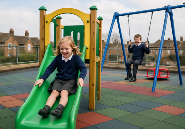 Playground Flooring UK - Safety Rubber Mats for Children Play Areas - Rubber Matting Direct UK