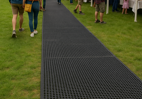 Home and Garden Rubber Matting UK - Outdoor Mats and Garden Pathway Solutions - Rubber Matting Direct UK