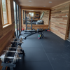 Heavy Duty Garden Shed Flooring Tiles in home gym garden room