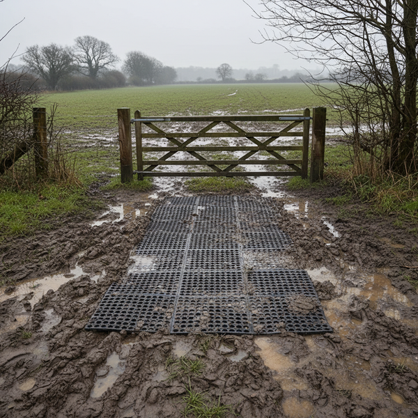 Waterlogged ground stabilisation