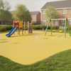 Mustard Yellow EPDM rubber surfacing school playground park EN1177