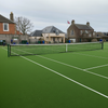 School tennis court artificial turf UK