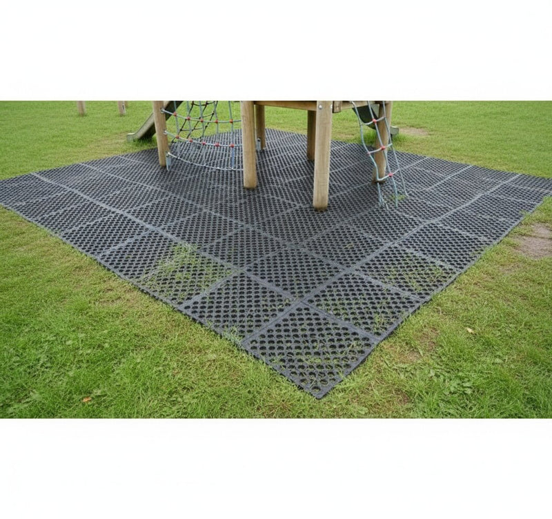 School sports field rubber grass mat