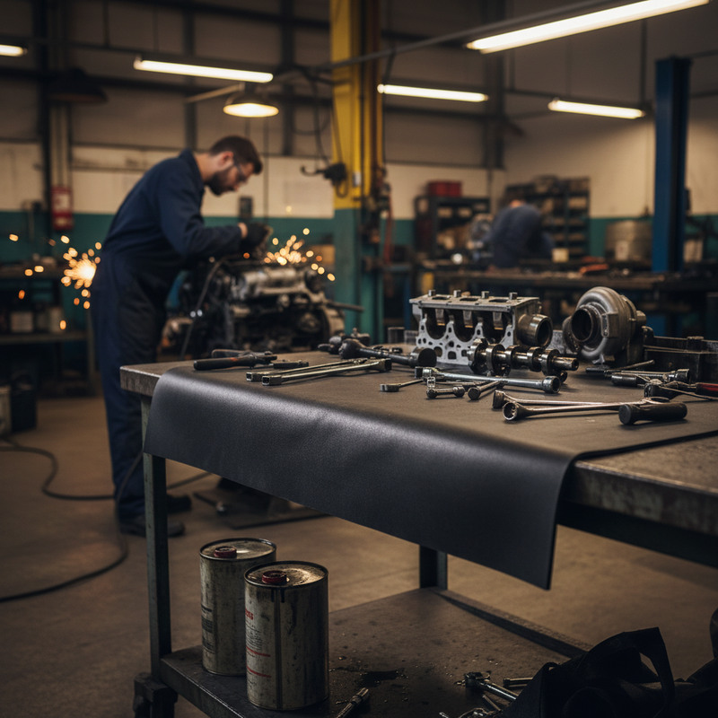 EPDM Rubber Sheet 5mm Weather Resistant Outdoor Grade - In Use