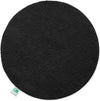 Sky Round Bath Mat, Black, 95 cm (Round) - Bath Mat for UK homes and businesses