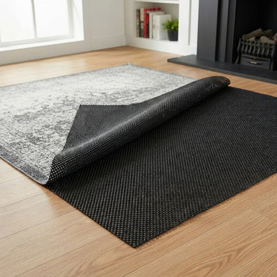 Non-Slip Rubber Rug Gripper Underlay | Cut-to-Size Anti-Slip Matting for Rugs | Laminate, Wood & Tile Floors | 150x30cm