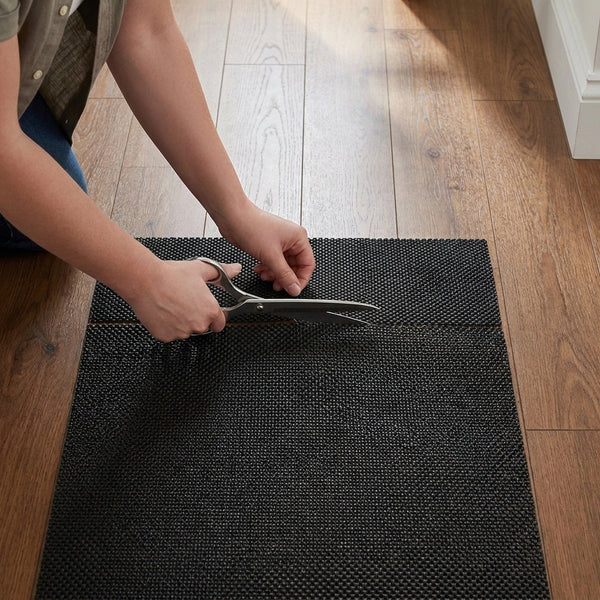 Cutting anti-slip rug pad to size - UK hallway