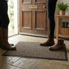 Brown Barrier Mat - in use at UK home entrance