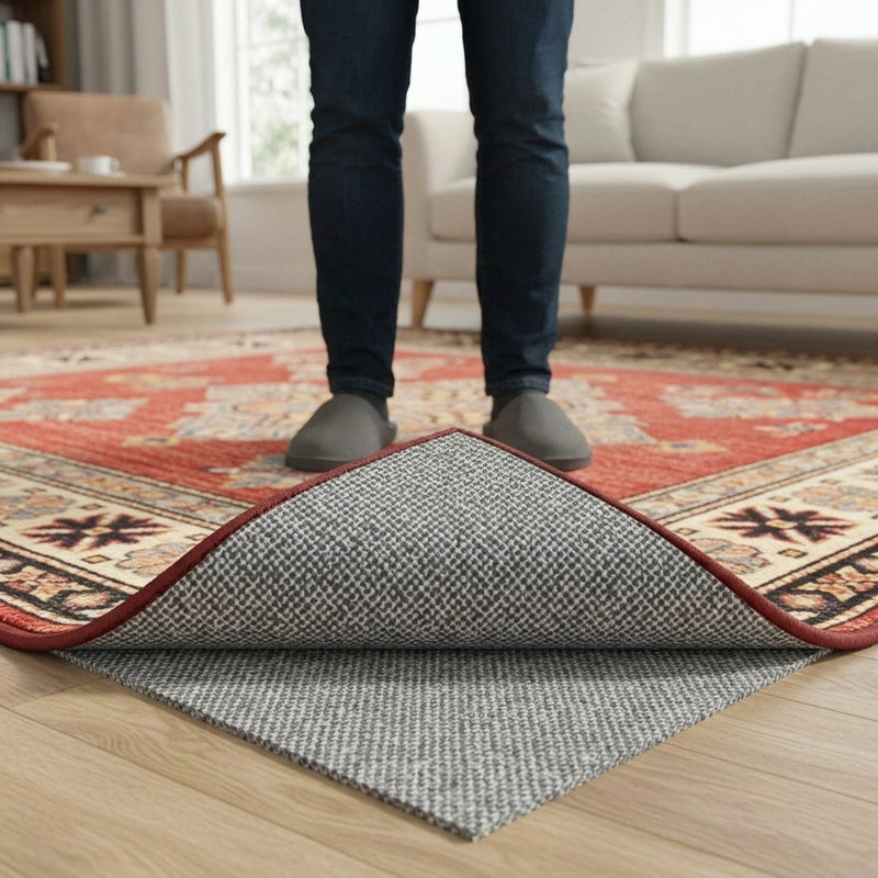 Large rug anti-slip underlay - UK living room area rug