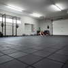 63mm Acoustic Rubber Tiles in home garage gym - residential noise control