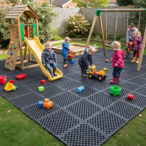 School play area safety surface