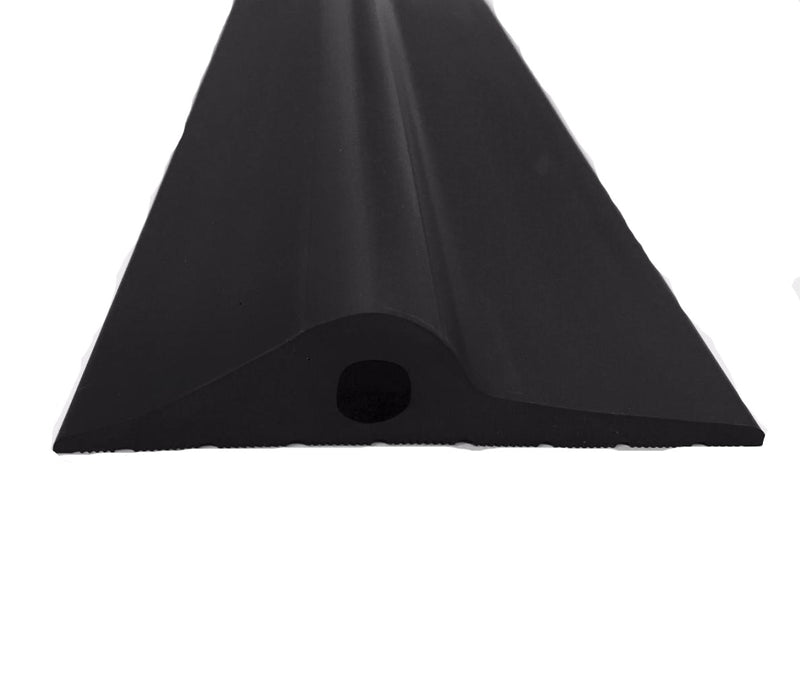 20mm High Black Rubber Garage Door Floor Seal