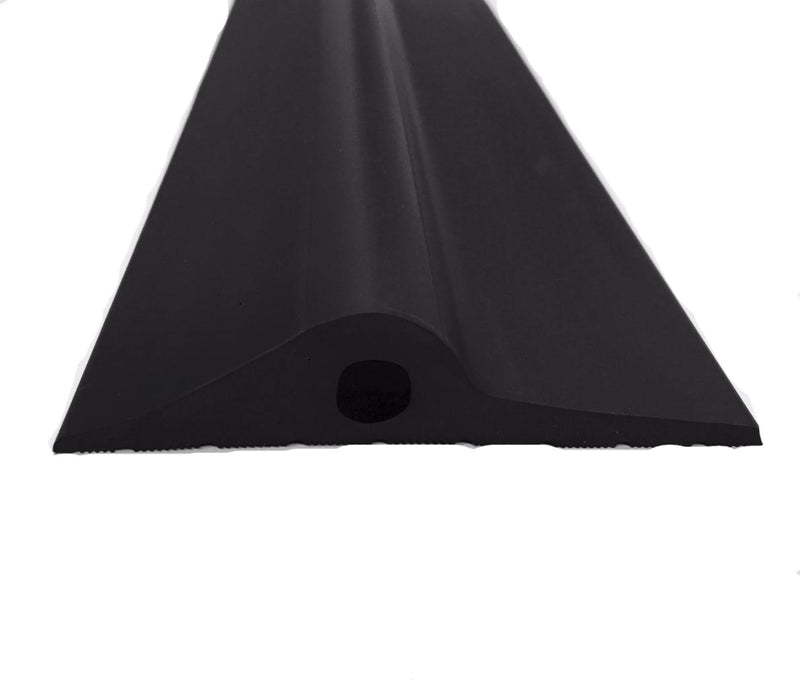 Heavy Duty 20mm High Rubber Floor Seal - Black