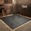 Rubber Horse Stable Floor Mats in wash and grooming area