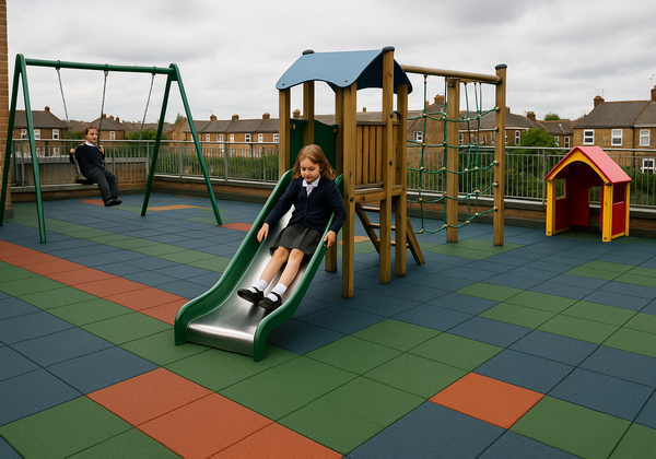 Interlocking Rubber Tiles UK | Gym, Workshop & Outdoor | Free Delivery - Rubber Matting Direct UK