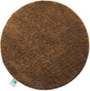 Sky Soft Bath Mat, Square & Round, Bathroom Rug, Extra Fluffy, Non-Slip & Quick Drying, Many Colours & Sizes (Round, Diameter 120 cm, Brown) - Bath Mat for UK homes and businesses