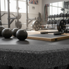 63mm Heavy Duty Rubber Tiles in Strongman Training Area - UK Gym Flooring