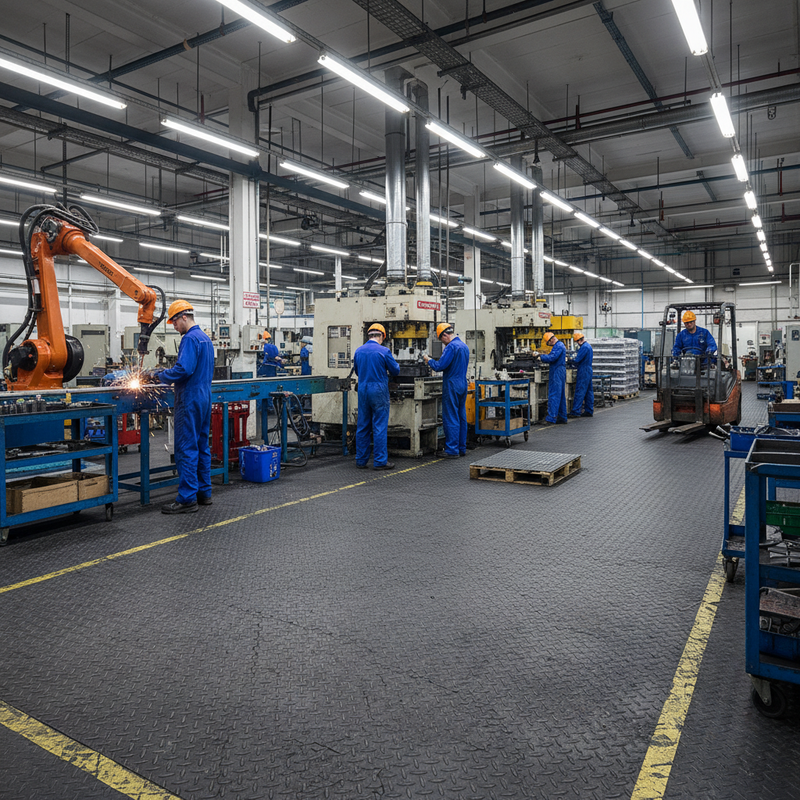 Rubber Sheet 1m x 2m Pre-Cut Industrial Grade Heavy Duty - Real Life Application 1