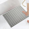 Non-Slip Antibacterial Bath Mat 43×150cm Grey – PVC Loop Safety Mat for Wet Areas | Free UK Delivery