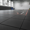 MatPro 30mm Rubber Floor Tile in British school sports hall gymnasium