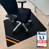 Office Chair Floor Protection Mat 100×120cm Black – Non-Slip Hard Floor Underlay | Free UK Delivery