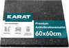 Anti-Vibration Mat 60 x 60 cm, 5 mm Thick - Cut to Size Anti-Vibration Mat for Washing Machine & Dryer, Rubber Underlay, Washing Machine Mat, Sound Insulation Mat, Rubber Mat - Anti-Vibration Mat for UK homes and businesses