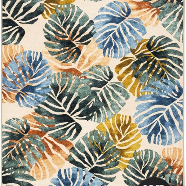Amazonia Short Pile Rug 160 x 230 cm - Washable Non-Slip Rug for Living Room, Children's Room & Hallway, Amazonia - Rug for UK homes and businesses