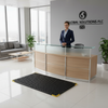 ErgoStand Pro mat at UK business reception desk - office standing comfort floor mat
