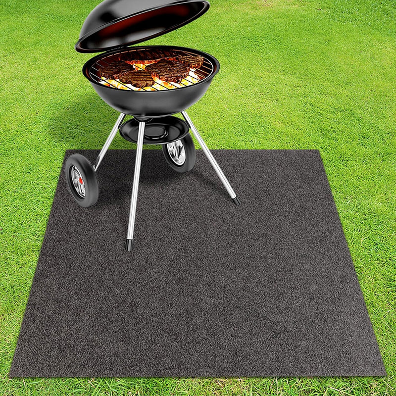 Dalton Grill Mat, Floor Protection, Grill Mat, Fireproof Underlay for Gas Grill or Charcoal Grill, Floor Protection Mat, Grill Mat for Outdoor & Balcony, Dalton 100 x 300 cm - Grill Mat for UK homes and businesses