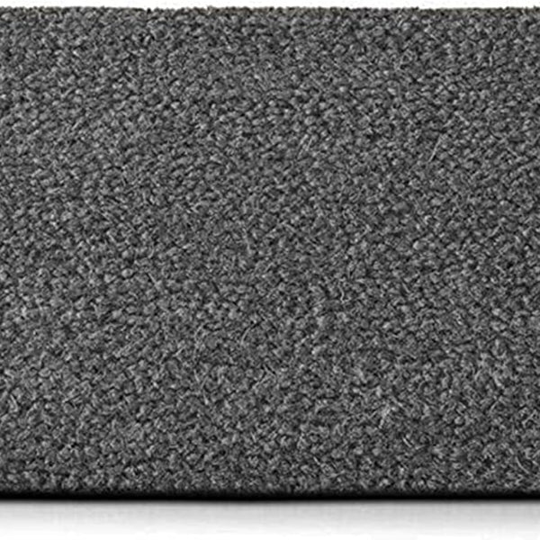 Coconut Doormat Coir Entrance Mat, Non-Slip, Weatherproof Floor Mat for Snow and Rain, Natural Coconut Fibres, Ideal for Large Entrances (Grey, 24mm, 50 x 80 cm) - Entrance Mat for UK homes and businesses