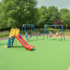 May Green EPDM rubber surfacing school playground park EN1177