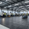 Rubber Sheet 1m x 2m Cut Sheet Industrial Grade - In Use