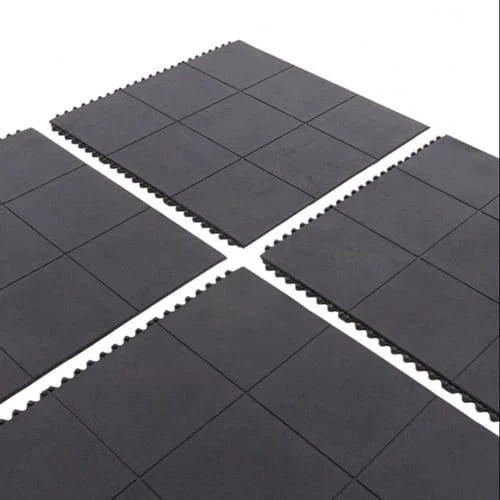 Interlocking Rubber Garage Floor Tiles – Heavy-Duty, Non-Slip, Oil-Resistant Nitrile Rubber for Workshops & Home Garages