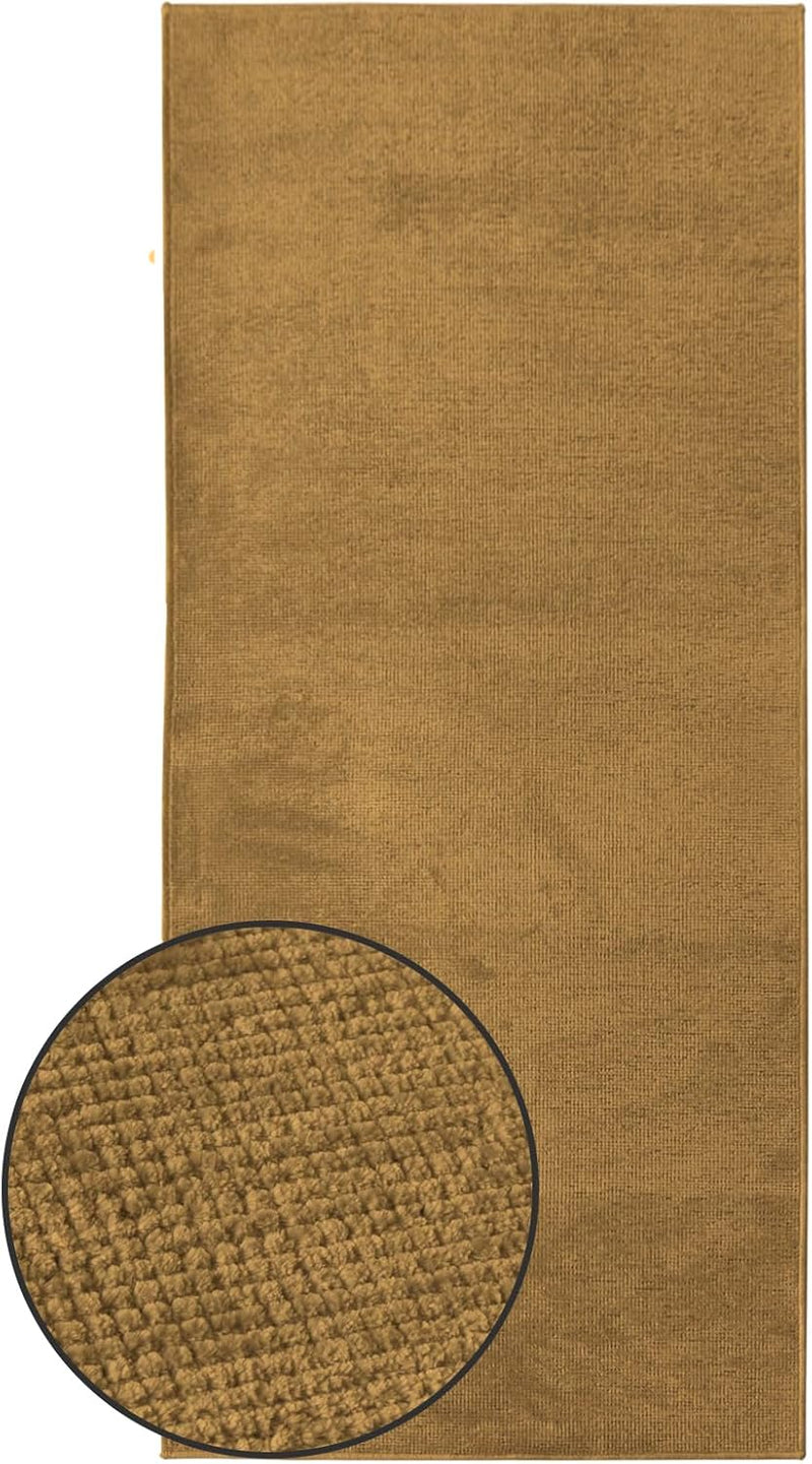Premium Woven Carpet Runner, 80 x 250 cm, Beige, Fluffy Cotton Rug, Runner for Kitchen, Hallway & Living Room, Hallway Runner, Kitchen Runner, Hallway Rug (Azade) - Carpet Runner for UK homes and businesses