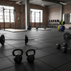 MatPro CrossFit Gym Tile installed in CrossFit gym