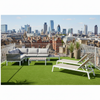 Rooftop artificial grass on London penthouse terrace