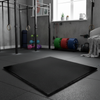 MatPro 15mm Sprung Rubber Tiles in CrossFit box gym with bumper plates