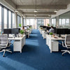 Blue carpet tiles lifestyle