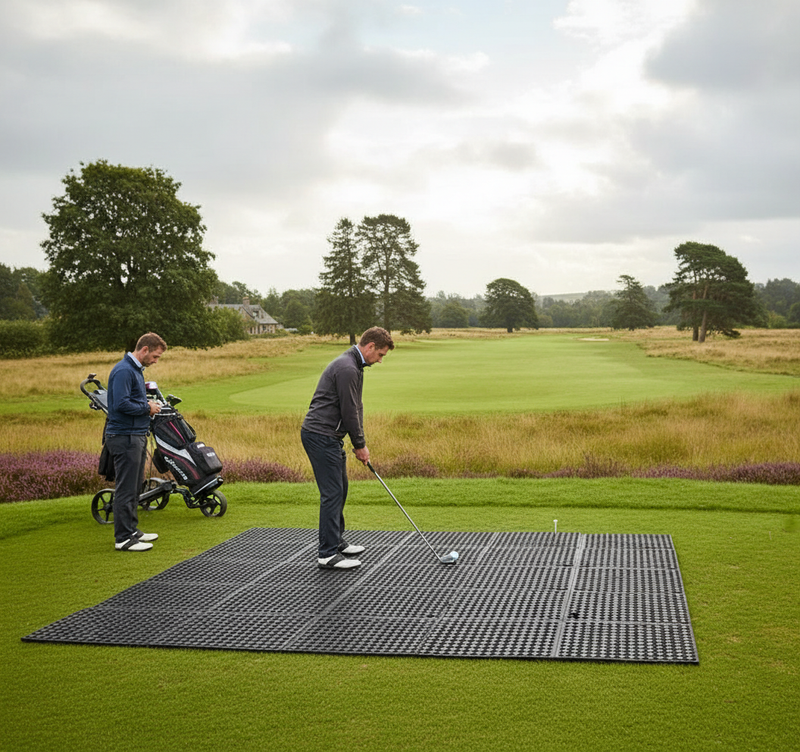 Buggy path grass protection