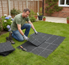 Bulk grass mat installation