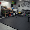 MatPro CrossFit Gym Tile in home garage gym