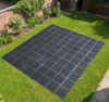 Rubber grass mat large area coverage